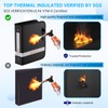 ENGPOW 3 Ring Binder,Fireproof 2 Inch D Ring Binder with