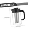 GRIRIW Elegant Design Tea Pot Large Capacity Beverage Pitcher Glass