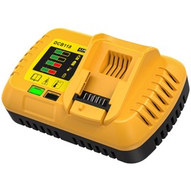 DCB118 Rapid Charge Replace for Dewalt Charger, Replace for DeWalt 20V MAX and 60V Rapid Charge, Compatible with 12V 20V MAX* and 60V Batteries (Charger Only)