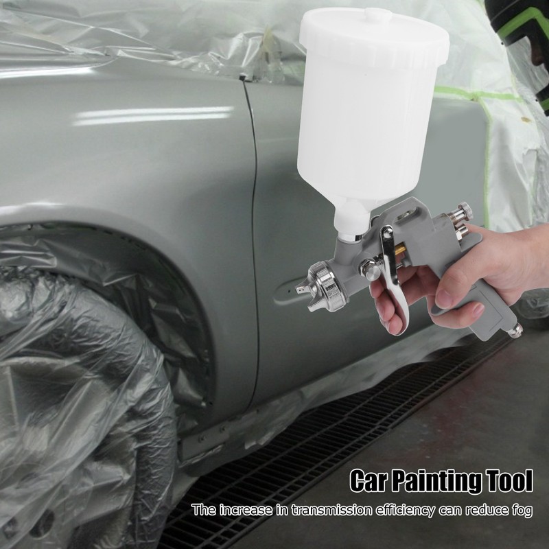 S‑990P Pneumatic Paint Sprayer Upper Pot Airbrush Furniture Car Painting