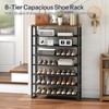 HOOBRO Shoe Rack for Front Door Entrance, 8-Tier Large Shoe