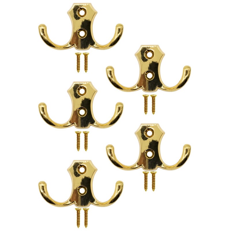 FUXXER® Classic Coat Hooks, Clothes Hooks, Double Hooks, Kitchen Hooks,