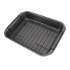 Roast Pan with Rack Rectangle Broiling Pan Carbon Steel Iron