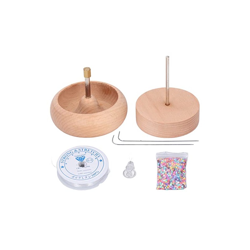 Hilandero de Cuentas, Kit de Cuenco Giratorio para Hacer Joyas,