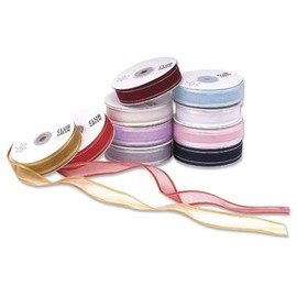 Club Green ORG.SAT/EDGE RIB 23MMX25M PINK/SILVER, Fabric, 11 x 11 x 3.08 cm