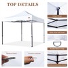 SCOCANOPY Commercial 10x10 Replacement Canopy Top,Canopy Cover ONLY,Bonus 4 Pack
