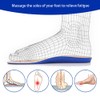 Massaging Insoles Shock Absorption and Reinforced Arch Support Improve Immunity