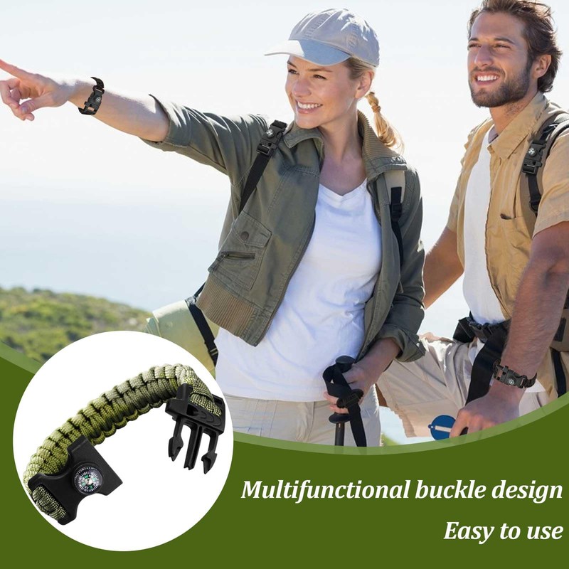 Kendwing Pack of 10 Paracord Bracelet Clasp Buckles and Clasps,