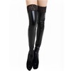 Magno Women's Sexy PU Leather Lace Knee High Over Knee