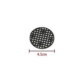 LannuMet 100pcs Plant Pot Drainage Hole Covers Plastic Round Pot Hole Grid Mats,Prevent Soil Leakage，Dia 1.8"