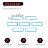 Front Grille Inserts Grill Decoration Exterior Accessories Compatible with Jeep