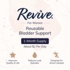 Revive 30-Day Bladder Support for Women. Comfortable. Easy-to-Use. Discreet. Reusable.