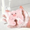 4 Pcs Cleaning Sponges, Cute Animal (Pig, Dog, cat, Panda)