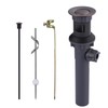 Bathroom Sink Drain with Lift Rod, Oil Rubbed Bronze Sink