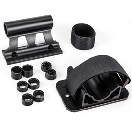CXWXC Bicycle Front Fork Support Stand Quick Release for 0.55 inch (12 mm) / 0.6 inch (15 mm) Thru Axles for Car and Indoor Storage (Roof Carrier (Quick Release / Through Axle Compatible) (Black)