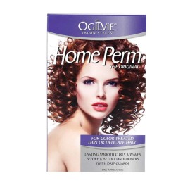 OGILVIE Purple 5 Piece Premium Home Perm Kit For All Hair Types With Heat Activator