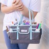 Everything Mary Deluxe Store and Tote, Heather Grey & Teal
