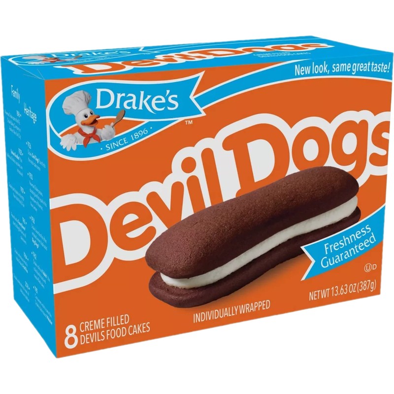 Drake's Devil Dogs, 1.7 oz Snack Cakes, 6 Boxes