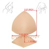 Bra Pads Inserts 5Pairs,FUNCYboo Bra Inserts Breathable and Removable Bra