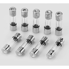 5x20mm Fuse Glass Fuses Assortment Kit 5x20mm 250V 0.5A 1A 2A 3A 4A 5A 6A 7A 8A 10A 12A 15A 20A 25A 30A Amp - 15 Values 150 pcs