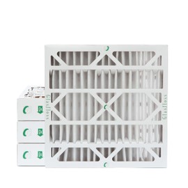 Glasfloss 20x20x4 MERV 10 AC & Furnace 4" Depth Air Filters. Box of 4. Actual Size: 19-1/2 x 19-1/2 x 3-3/4