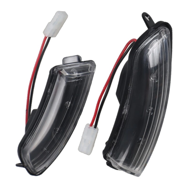 WF-AUTO Clear LED Wing Side Mirror Blinker Turn Signal Lamps