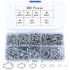 500 Pcs Spring Lock Washers, Stainless Steel Washers, Rectangular Spring