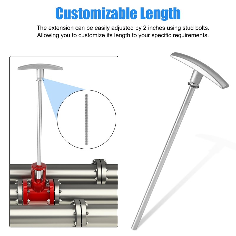2pcs 9in RV Waste Valve Extension Tube, RV Sewer Valve