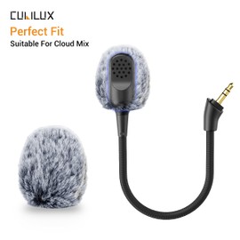 Cubilux Wind Muff (Dead cat) for lavalier Lapel Microphone, Outdoor Furry Windscreen for Mini Clip-On MIC, Multi-Color 9-Pack (Furry Cover, 5-Pack)