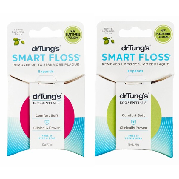 DrTung's Smart Floss - Natural, PTFE & PFAS Free Floss,