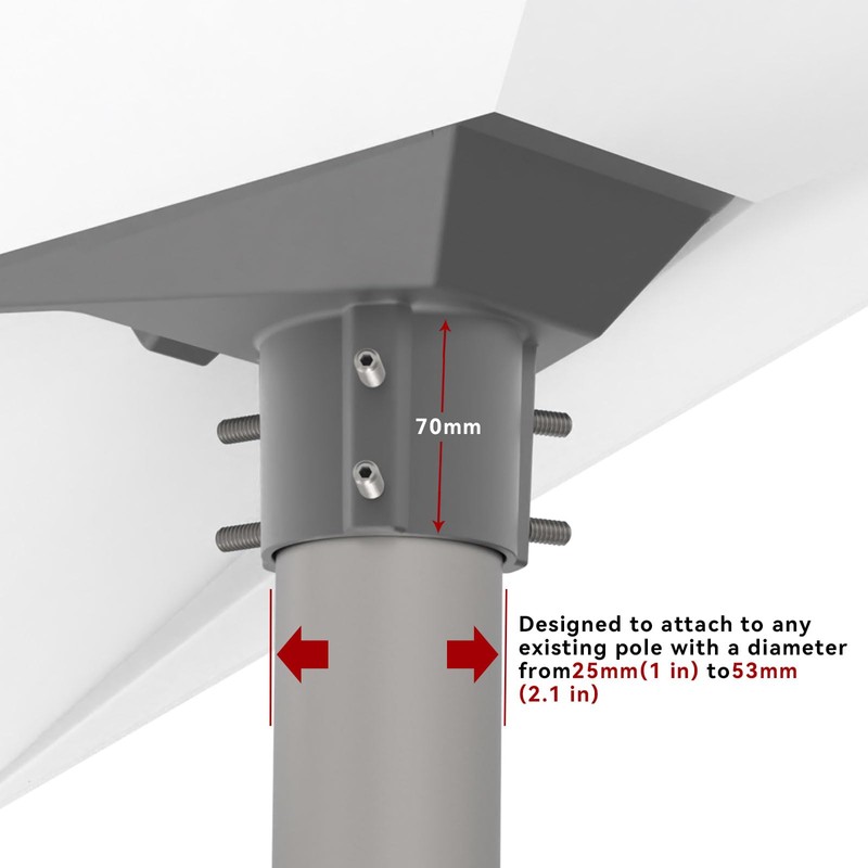 Starlink Gen 3 Pipe Adapter,Starlink Pole Mount,Starlink Mounting Kit,Starlink V3