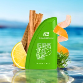 Challenger Sails Grecale | Shower Gel 300 ml - Refreshing Shower Gel for Men, Moisturising and Aromatic Formula, Perfect for Everyday Use