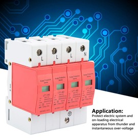 Surge Protector, Lightning Arrester Device Household Surge Protector Device Low Voltage Lightning Arrester Device Contro Appliances