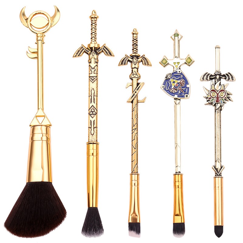 5pcs Cosmetic Anime Makeup Brushes Set Cosplay Gift Cosmetic Makeup