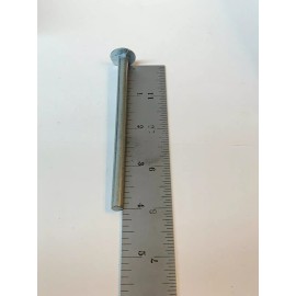 Accurate (25) 1/4" x 4" Solid Rivet Truss Head Wide Long Steel Zinc Blacksmith 1/4 x 4
