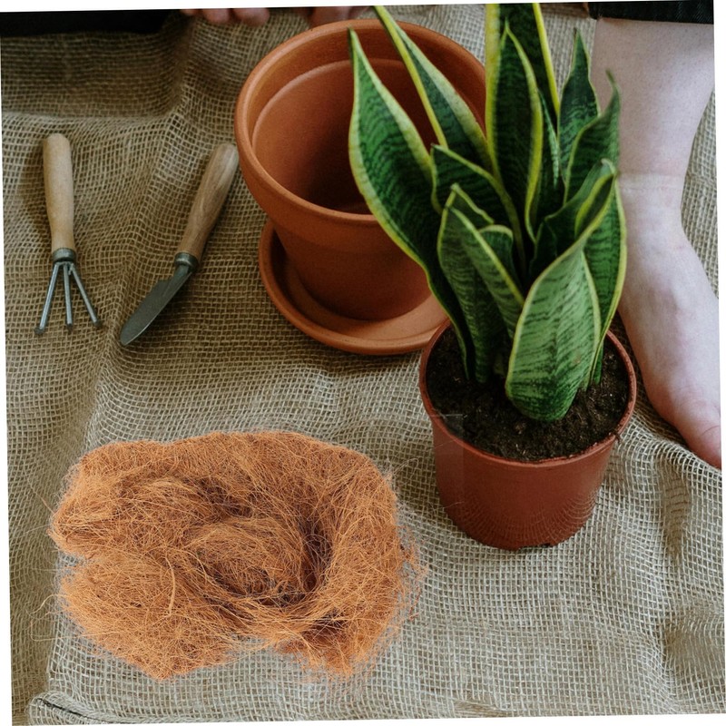 SUPVOX Coconut Palm Silk Soil Coir Mulch Fiber for Planting