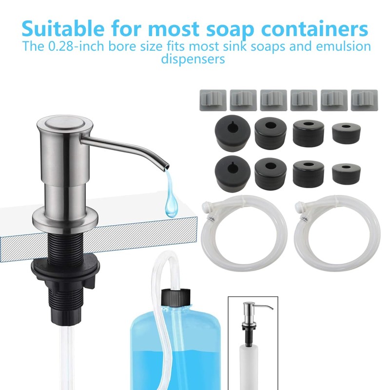 Zafina-UP Soap Dispenser Extension Tube Kit - 47 Inch Upgraded