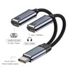 chenyang USB C Splitter, 2 in 1 USB C to
