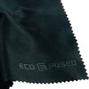 Eco-Fused Blue/Black Microfiber Cloth - 6x7 Inch - 12 Pack