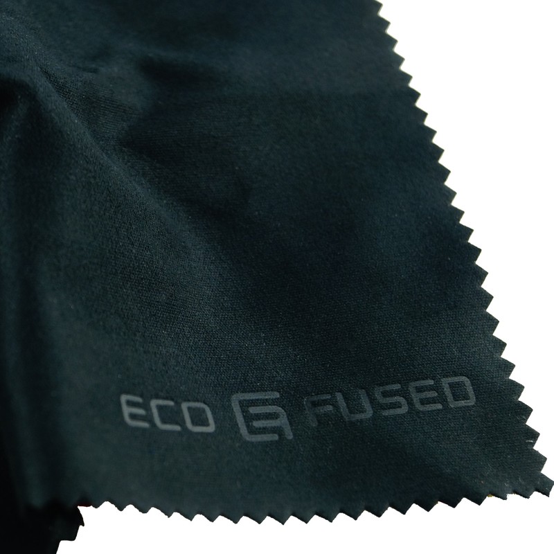 Eco-Fused Blue/Black Microfiber Cloth - 6x7 Inch - 12 Pack