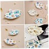 Ipetboom Charming Bird Shaped Ceramic Jewelry Tray Decorative Trinket Dish