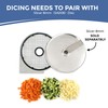 TK Round Hopper Vegetable Chopper Replacement Disc - Universal Round