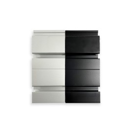 DLDIRECT Aluminum Slatwall Panel Garage Wall Organizer Heavy Duty Wall Mounted Slat Wall Rack, Interlocking Paneling for Garage Wall Slat Board Storage System