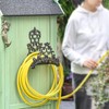 Sungmor Heavy Duty Cast Iron Garden Hose Holder - Wall