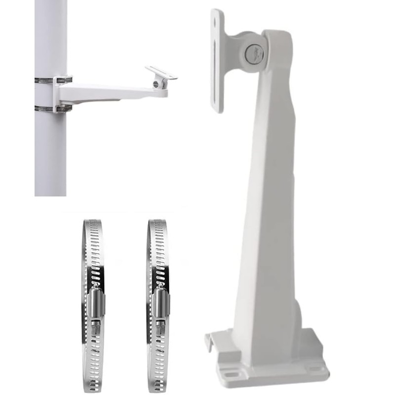 CTXSumTec 10.6" CCTV Security Camera Wall Pole Mounting Loop Bracket,Arm