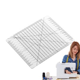 Sewing Rulers for Quilting - Precise Fabric Cutting Sewing Tools Acrylic Rulers,Portable Clear Quilting Templates Heat Resistant for Friends, Lovers
