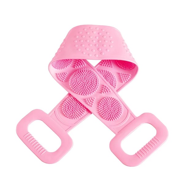 Silicone Body Scrubber – Deep Cleansing Bath Brush with Long