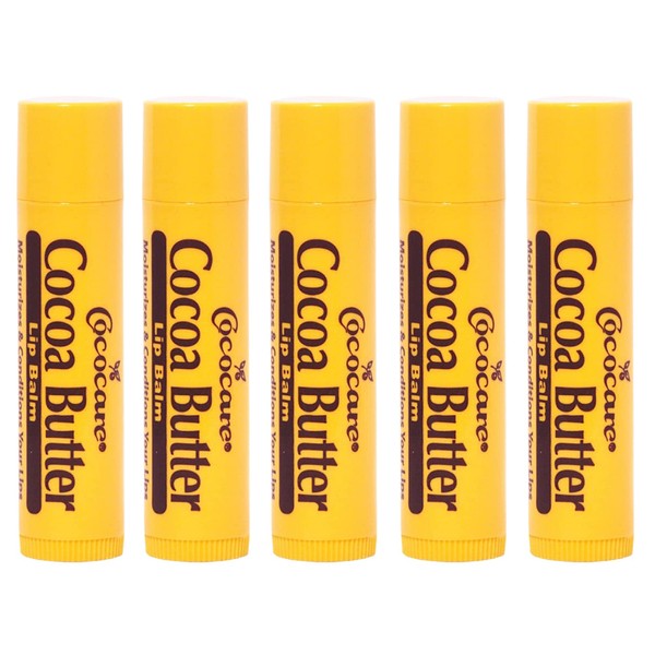 Cococare Cocoa Butter Lip Balm - 0.15 Oz(Pack of 5)