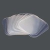 Juroicessry 10Pcs Transparent Wall Mounted Replacement Sticky Pads for Kitchen