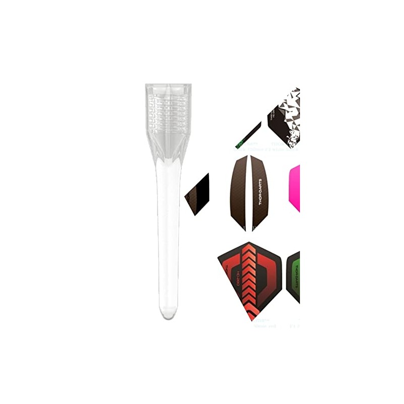 THOR-DARTS L-Style Dart Tips in Twin Pack Flights (2 x